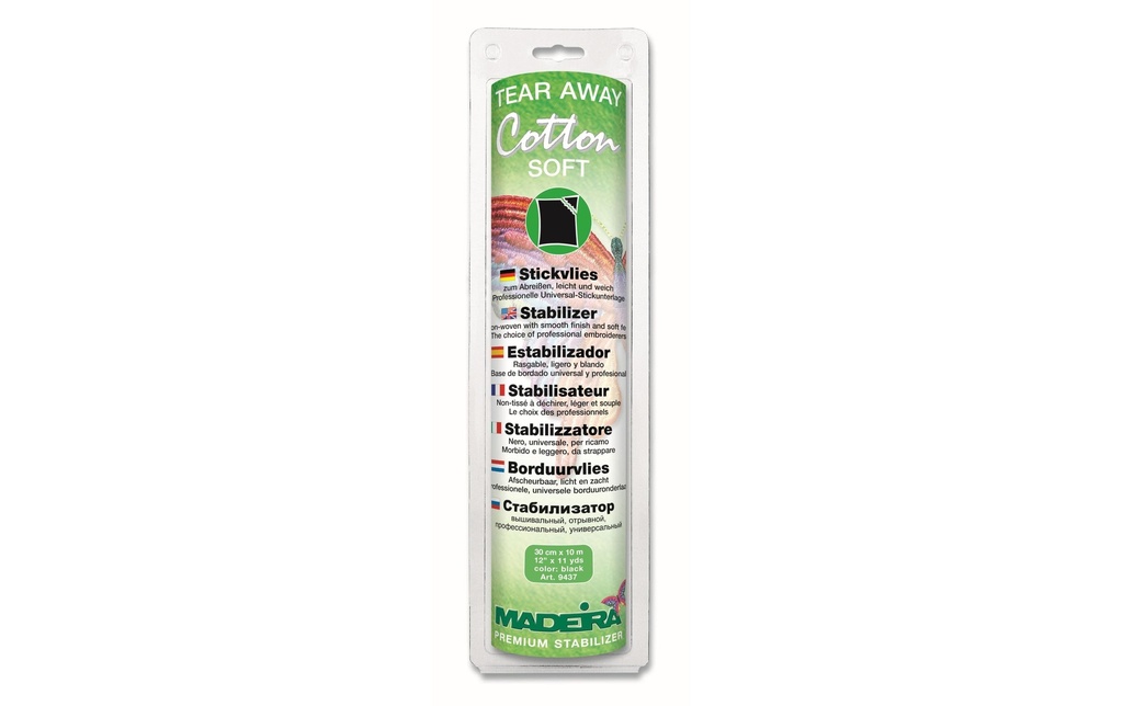 Madeira Non-tissé à broder Tear Aways Cotton Soft 1 Pièce/s