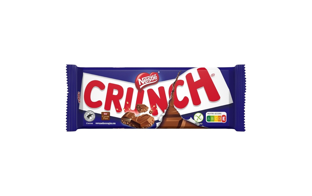Nestlé Snacks Tablette de chocolat Crunch 100 g