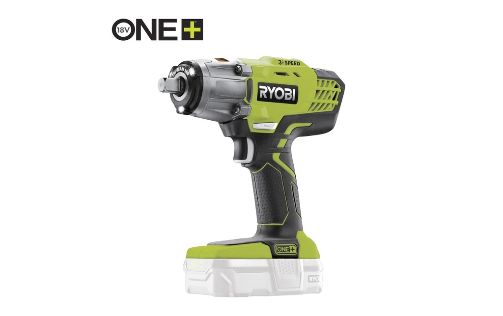 RYOBI Visseuses à percussion sans fil R18IW3-0, Solo, 18 V, 400 Nm
