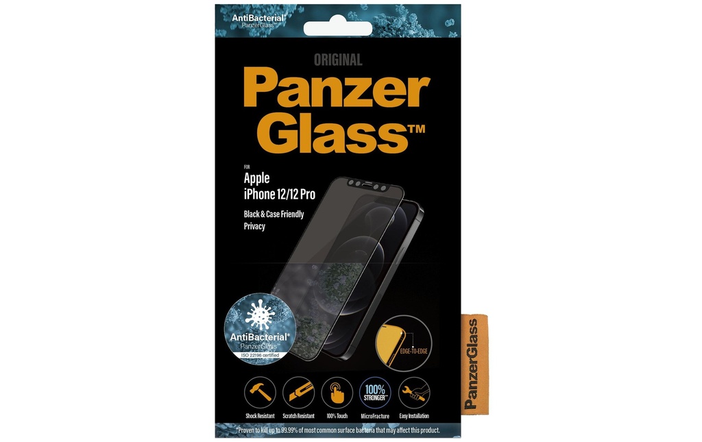Panzerglass Protection d’écran Case Friendly AB Privacy iPhone 12/12 Pro
