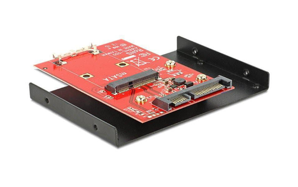 Delock Platine adaptatrice 3,5” mSATA - SATA
