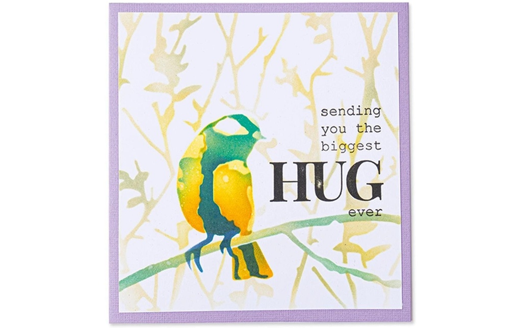 Sizzix Gabarit Oiseau et brindilles Lot de 4