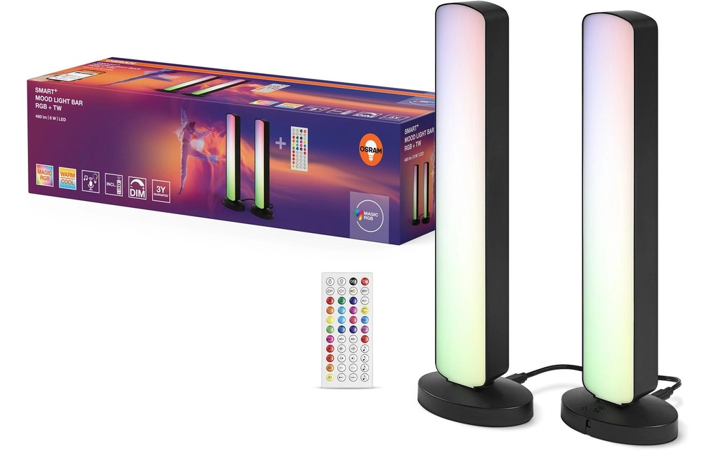 OSRAM Lampe sur pied SMART+ WIFI MOOD LIGHT BAR BK