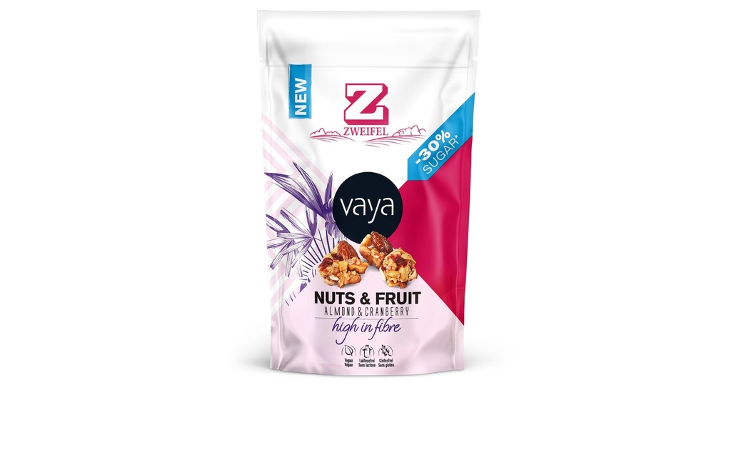 Zweifel VAYA Nuts & Fruits Almond Cranberry, 70 g