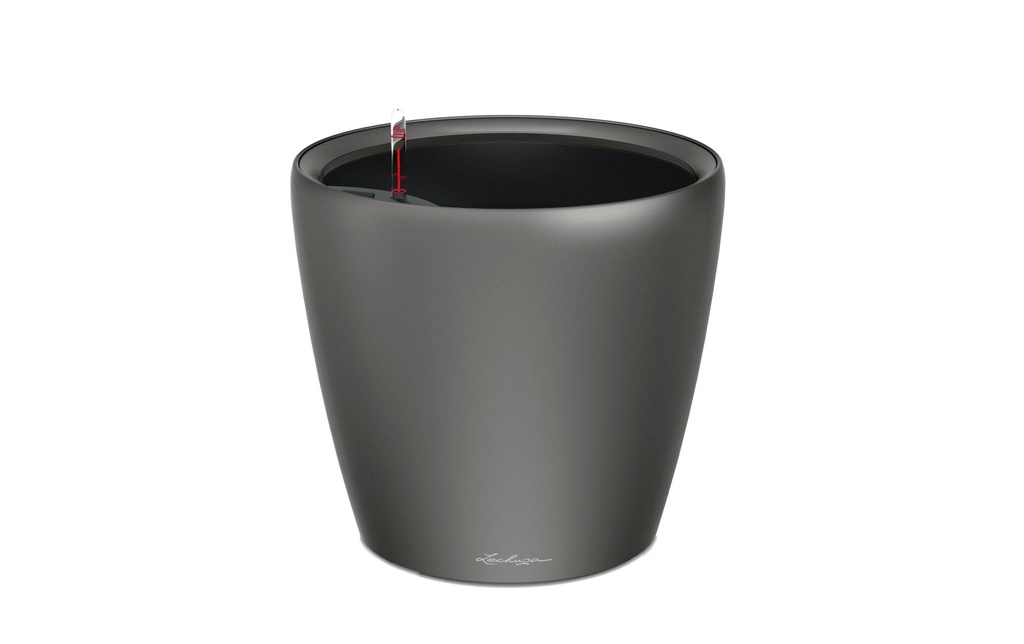 Lechuza Pot à fleur Classico Premium 28 LS Gris foncé