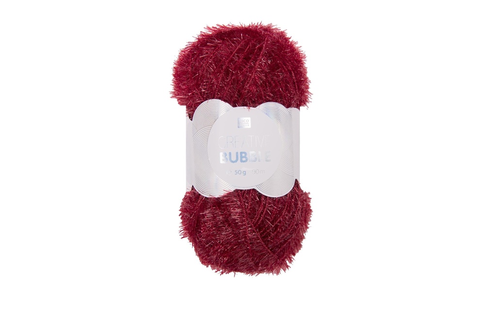 Rico Design Laine Creative Bubble 50 g rouge foncé