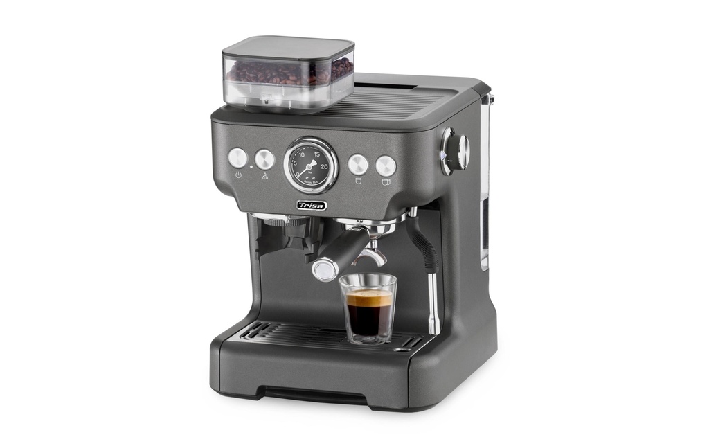 Trisa Machine à expresso Barista Plus Gris