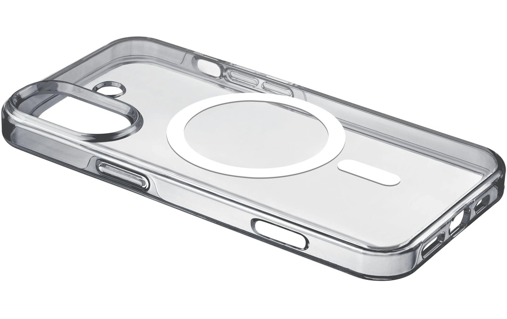 Cellular Line Coque arrière Gloss Case iPhone 16 Plus Transparent