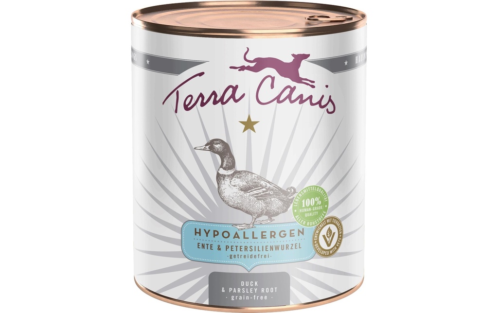 Terra Canis Alimentation humide Canard hypoallergénique, 800 g