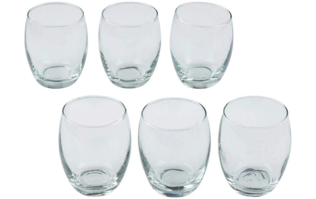 alpina Verres à boire 350 ml, 6 Pièce/s, Transparent