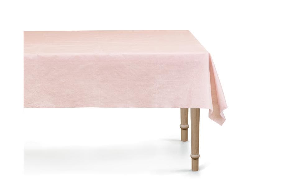 Partydeco Nappe jetable, 120 x 180 cm, rose clair, 1 pièce