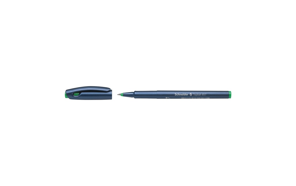 Schneider Stylo à bille roulante Topball 857 0.6 mm, Vert