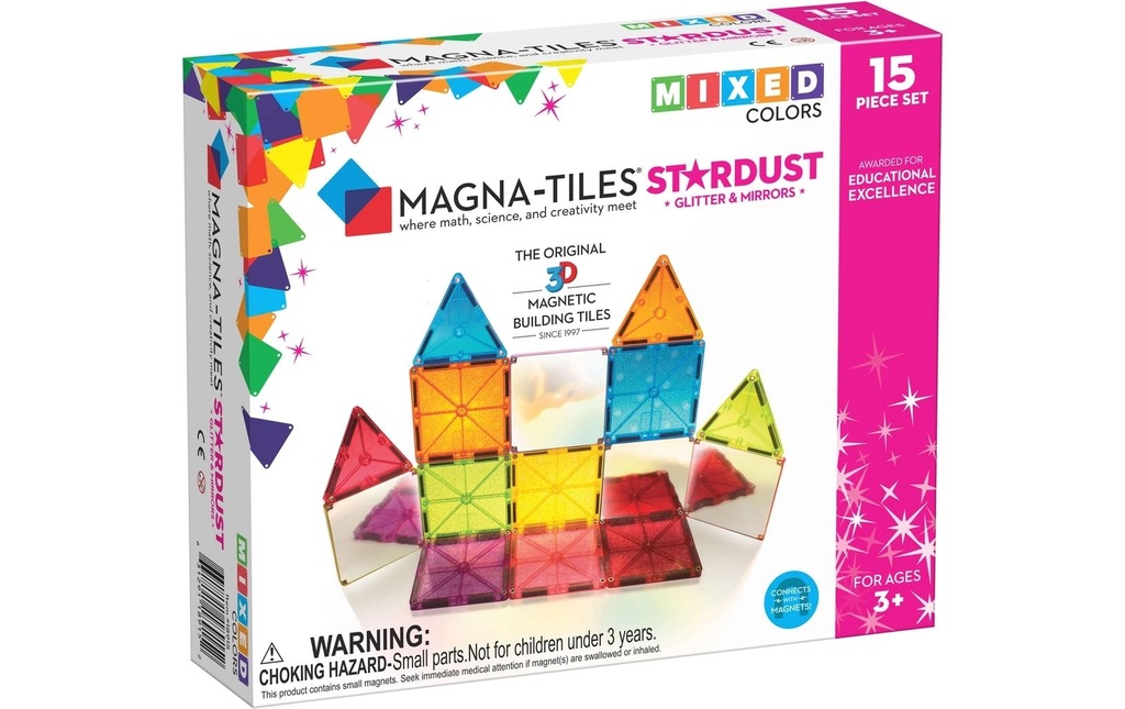 Magna-Tiles Modèle construction Kit de paillettes Stardust