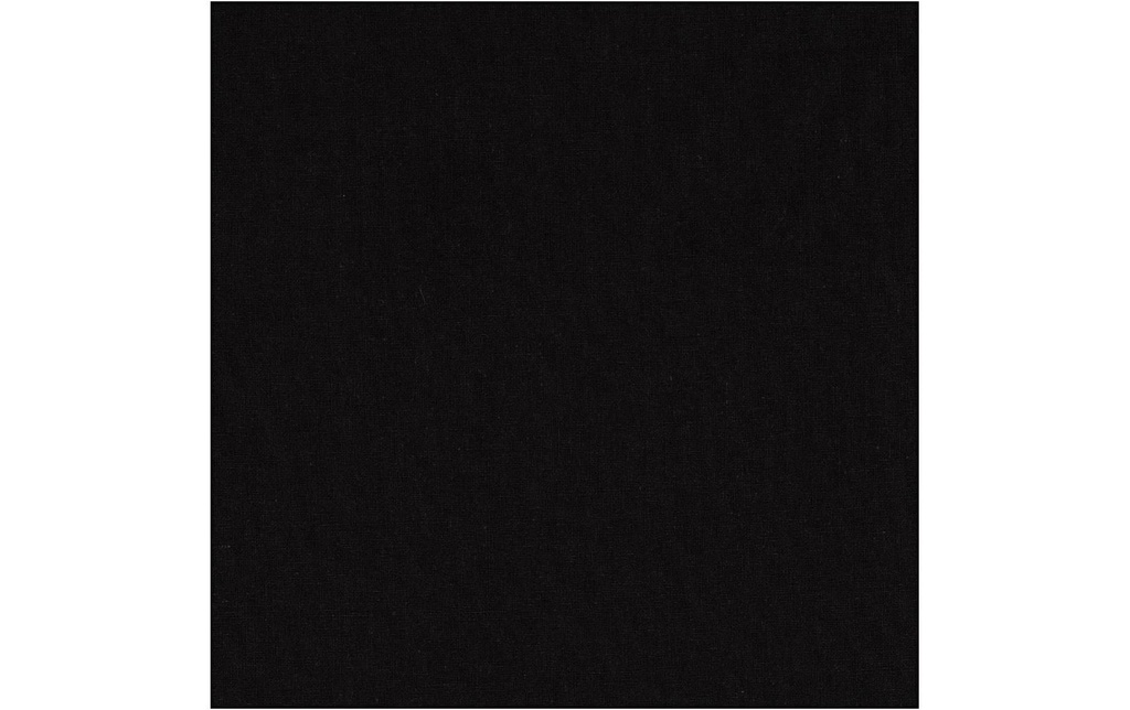 Creativ Company Tissu 145 cm x 200 cm, Noir