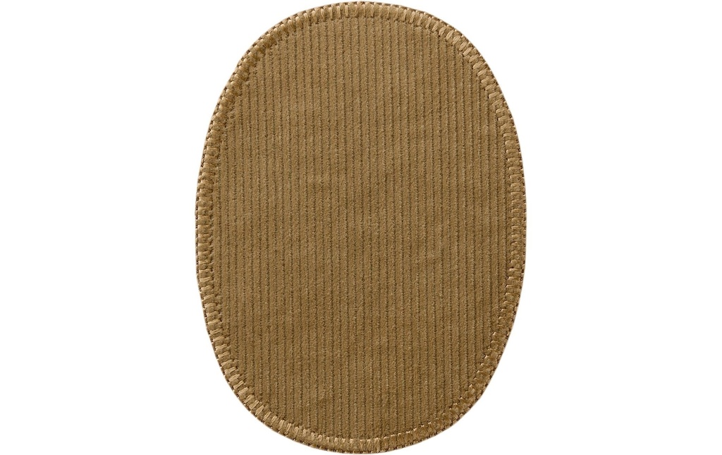 Mono-Quick Patch en corde ovale 8.5 x 11.2 cm Beige, 2 pièces
