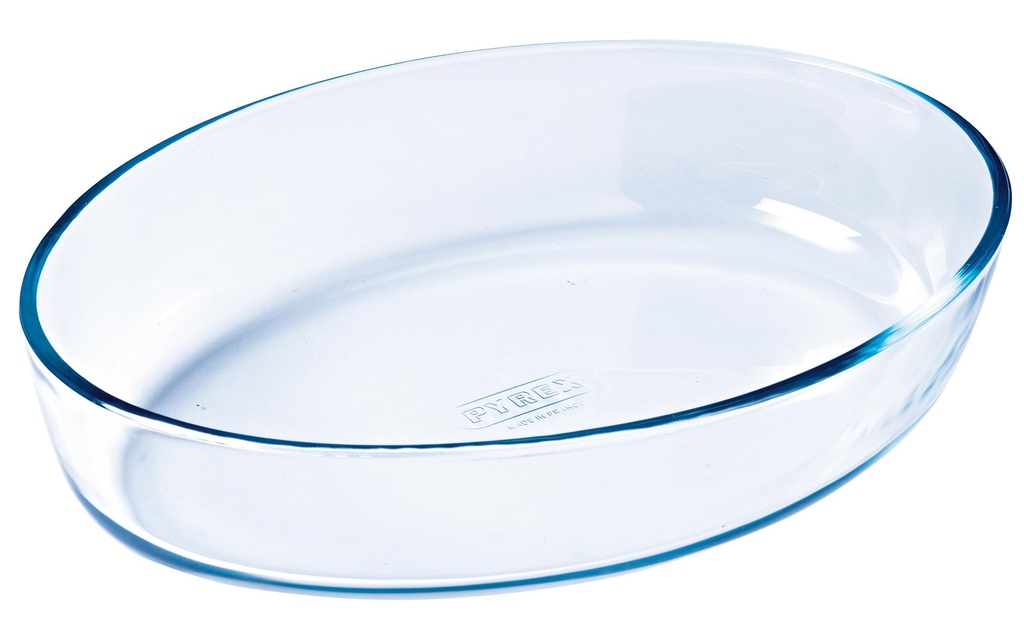 Pyrex Plat à gratin 39 x 27 cm Ovale, Transparent