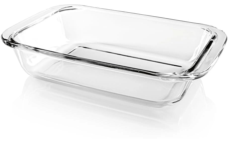 GOURMETmaxx Plat à gratin pour les friteuses à air chaud Angulaire, Transparent
