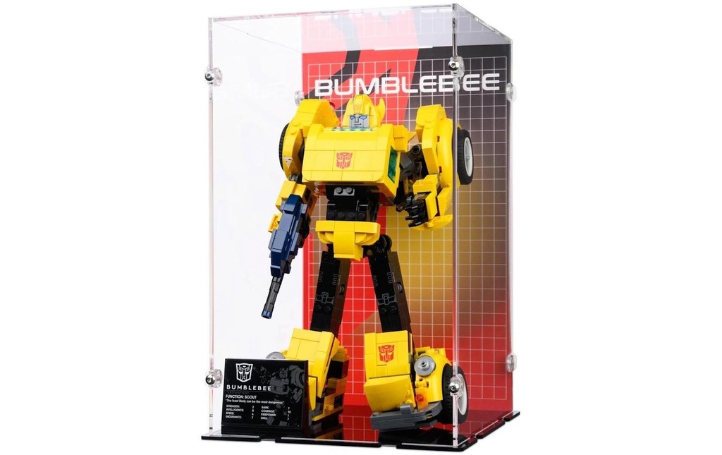 iDisplayit Présentoir en acrylique pour LEGO 10338 Transformers Bumblebee