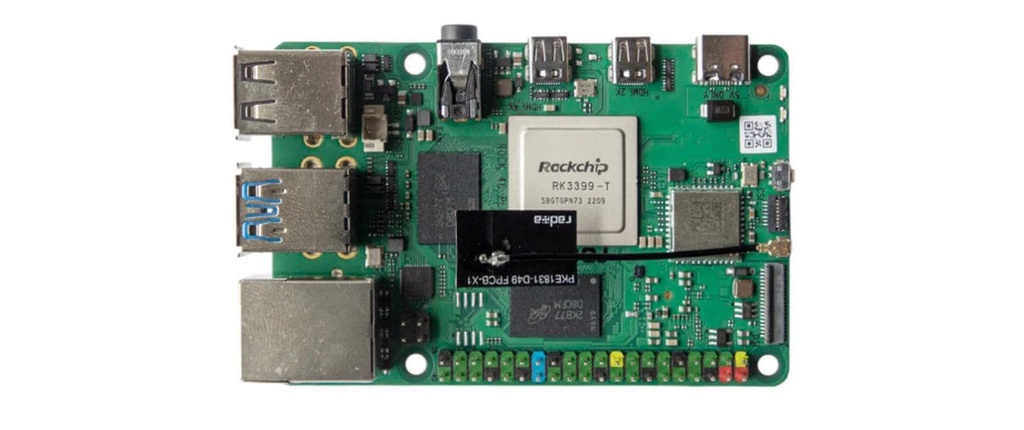Okdo by Radxa Carte de développement ROCK 4C+ 4 GB RK3399-T