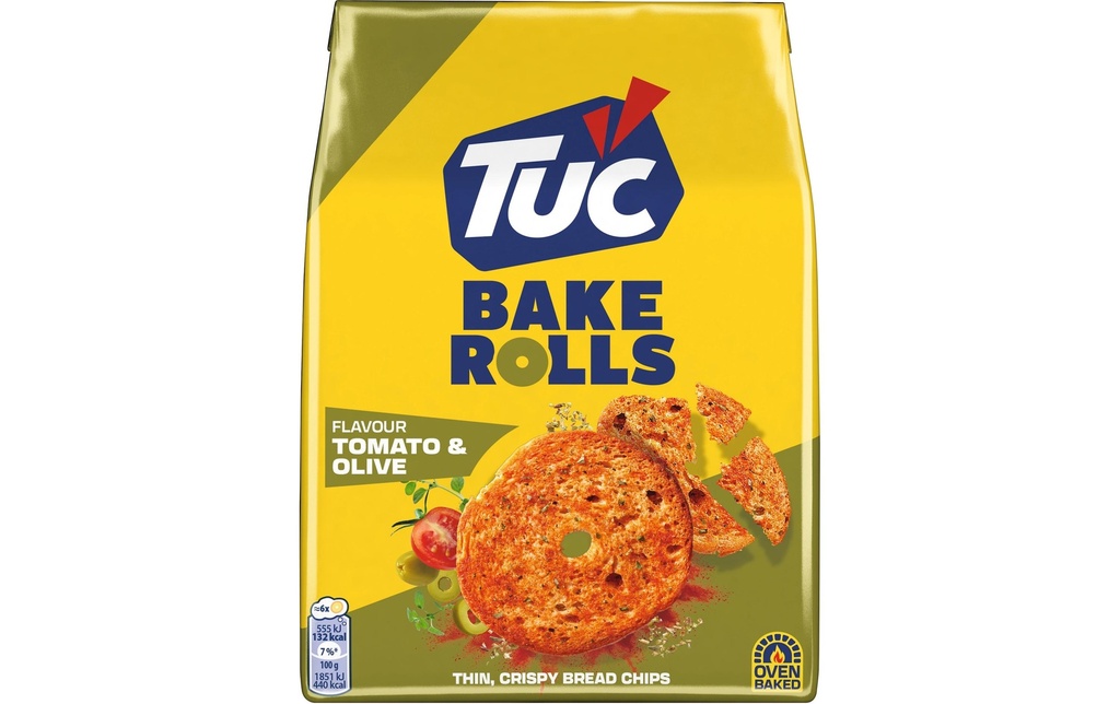 LU Collation TUC Bake Rolls Tomate & Olive 150 g