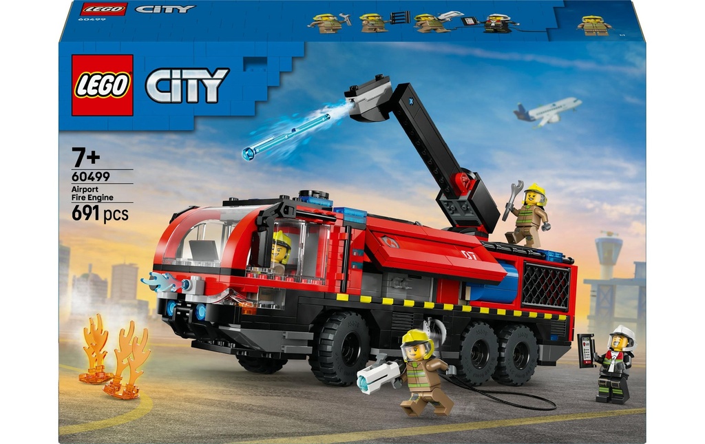 LEGO® City Le camion de pompiers de l'aéroport 60499