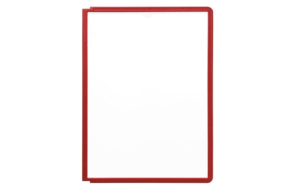 DURABLE Porte-documents Sherpa Rouge, 5 pièces