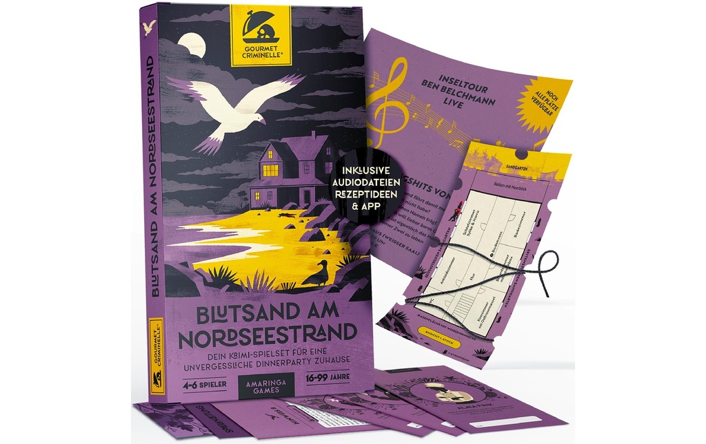 Gourmet Criminelle Party game Blutsand am Nordseestrand -DE-