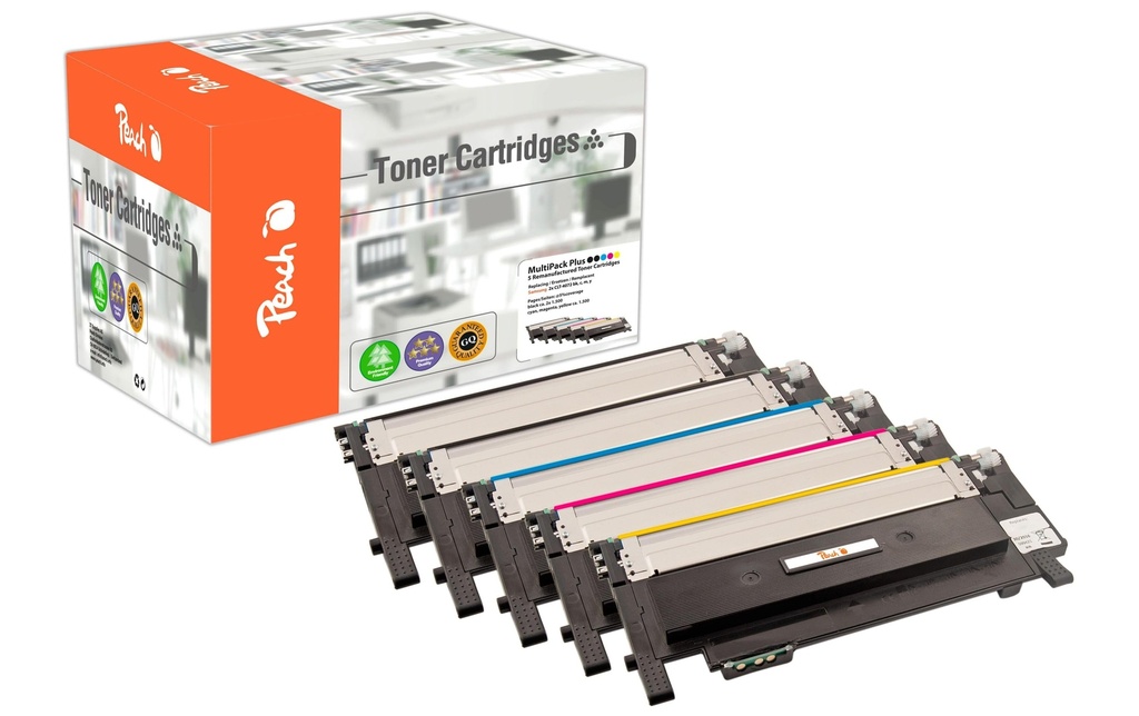 Peach Kits de toner Samsung CLT-4072 2x BK, 1x C, M, Y