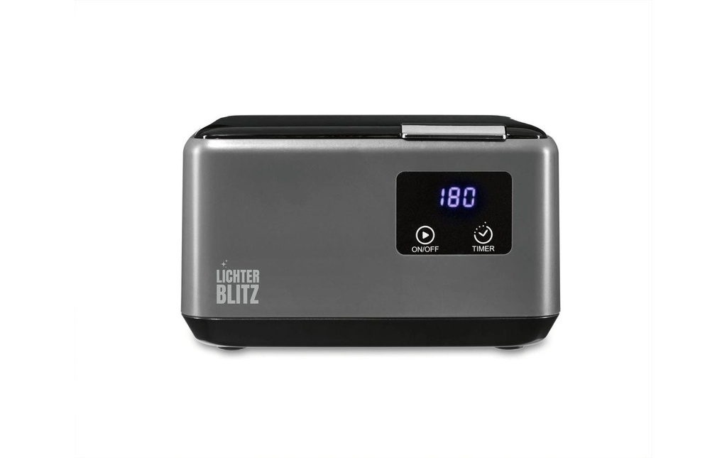 Lichterblitz Nettoyeur à ultrasons 50 W, gris/noir