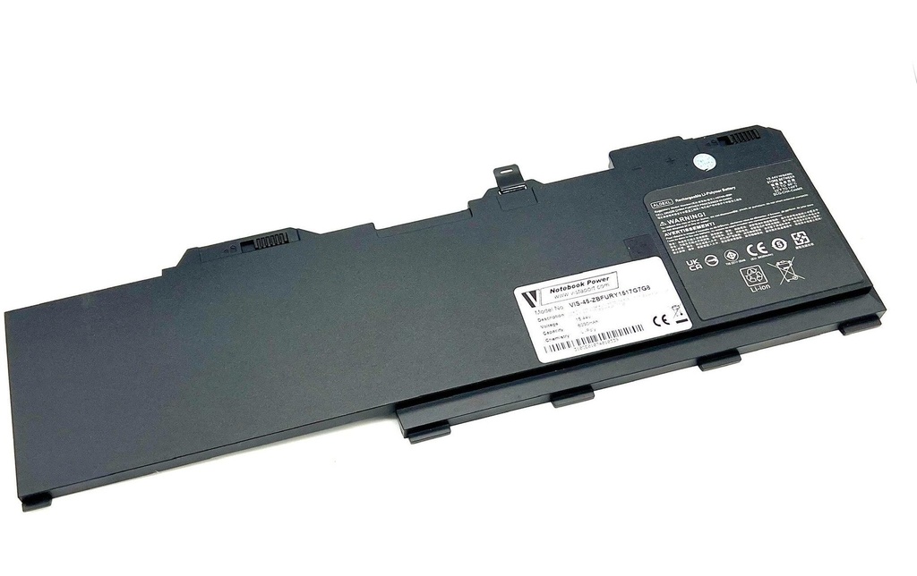Vistaport Batterie für HP Zbook Fury 15 G7/G8, 17 G7/G8