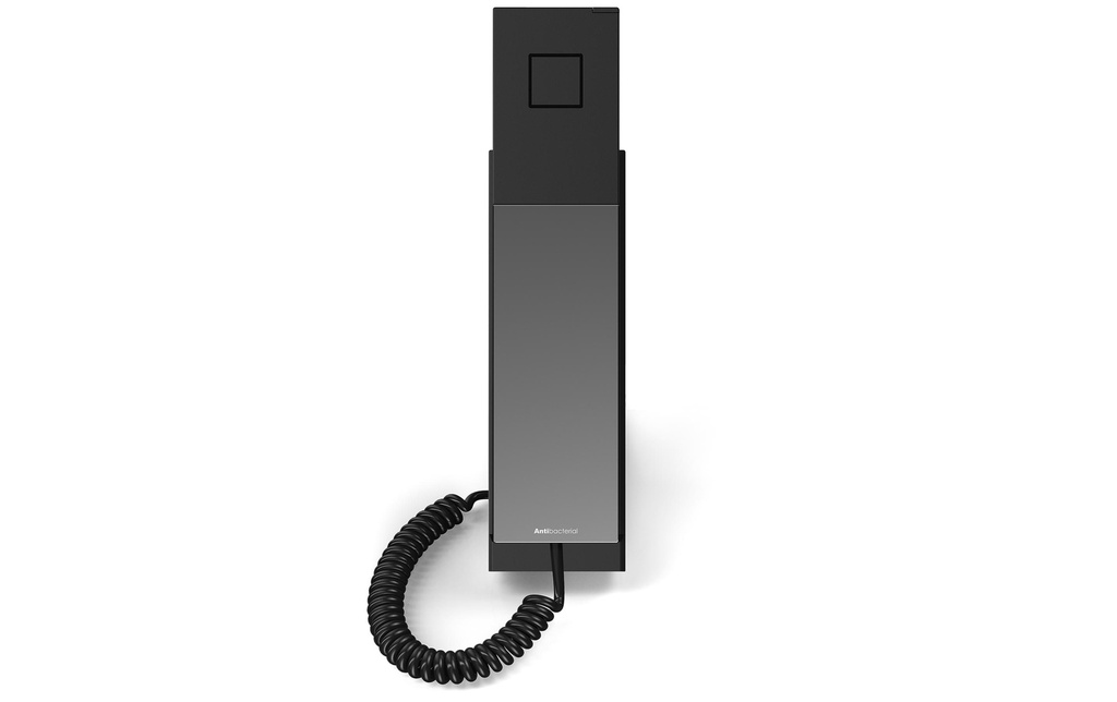 snom Téléphone de bureau HD30L Téléphone d'hôtel SIP Noir