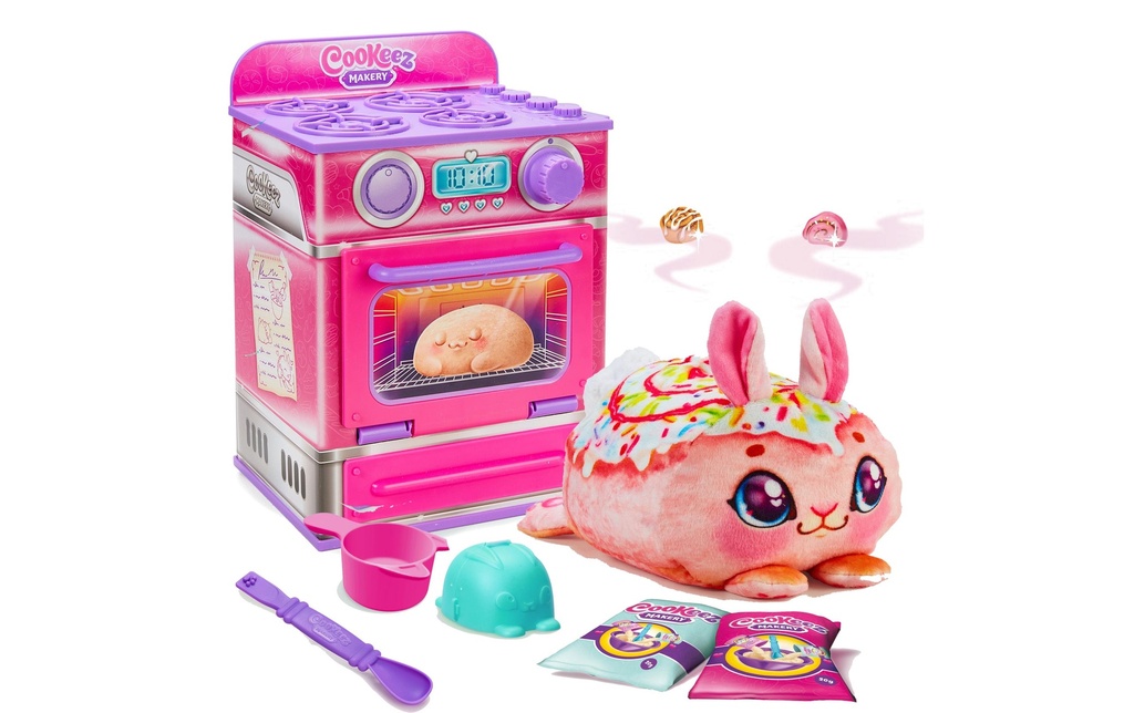 moose Peluche fonctionnelle Cookeez Makery four aqua cannelle assorti