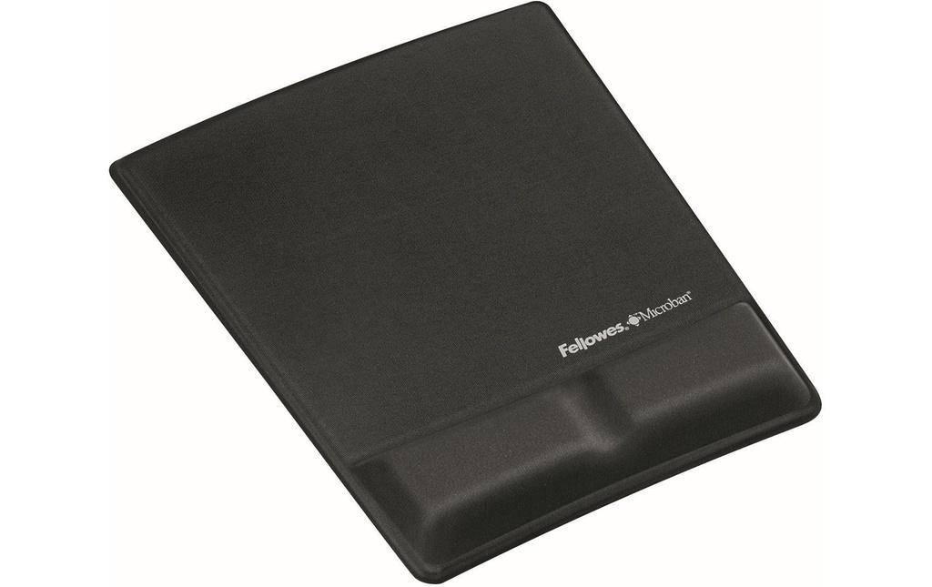 Fellowes Workplace Tapis de souris ergonomique Health-V Noir Noir
