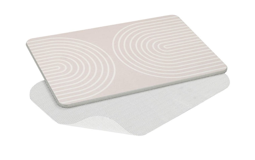 Wenko Tapis de bain Nazca 39 x 60 cm, Gris clair