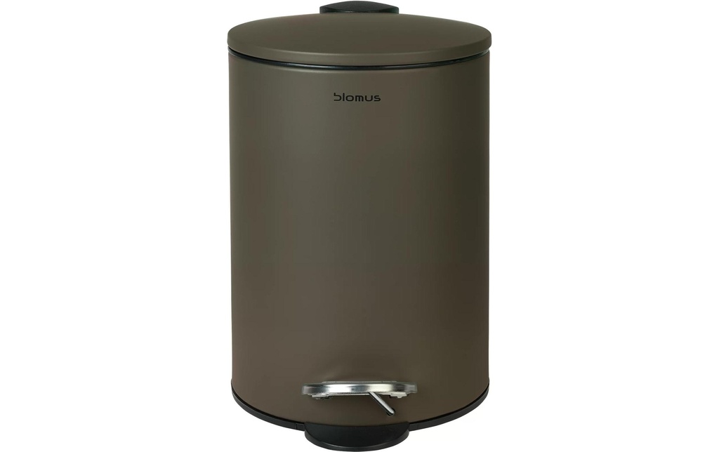 Blomus Poubelle à pédale Tubo 3 l, Vert-gris