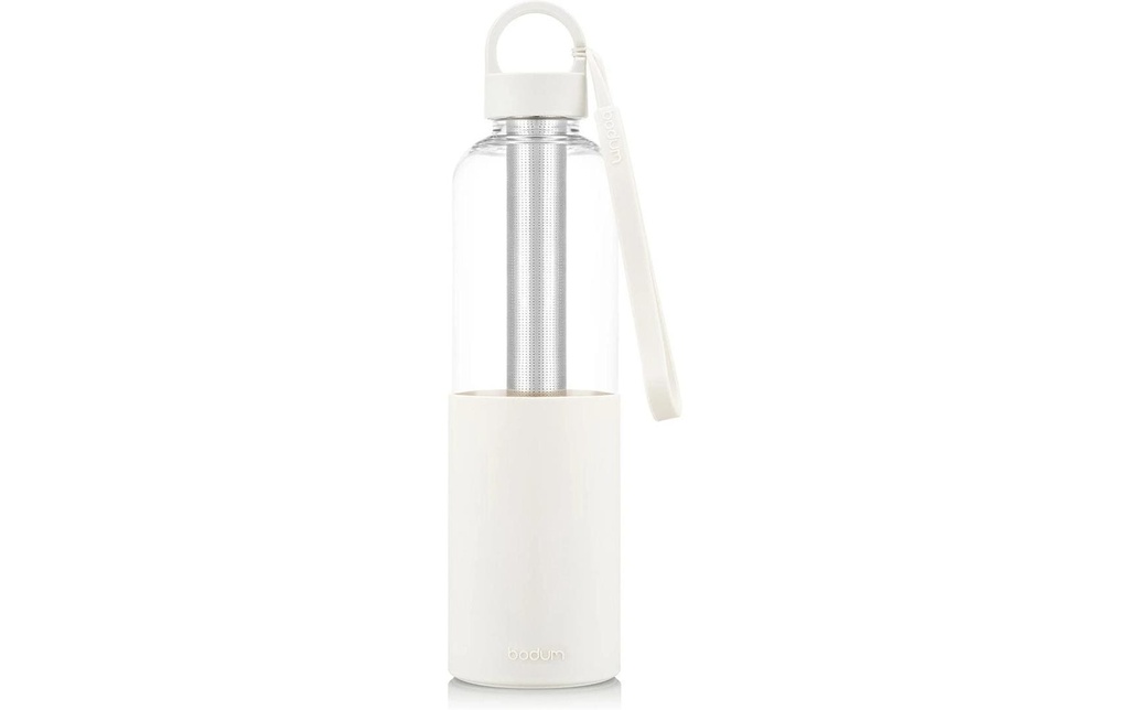 Bodum Bouteille d'eau Melior 1200 ml, Blanc/Transparent