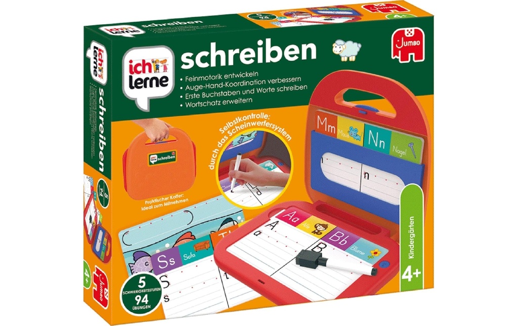 Jumbo Jeux d’enfant Ich lerne schreiben