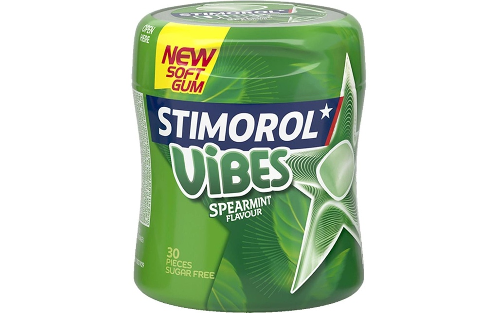 Stimorol Chewing-gum Vibes Spearmint Bottle 70 g