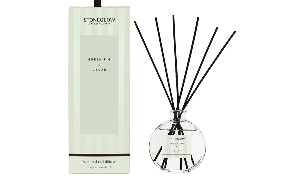Stoneglow Bâtonnets parfumés Green Fig & Cedar 120 ml