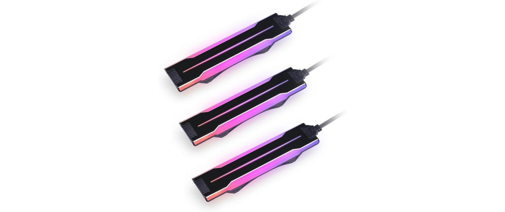 Lian Li Uni Fan P28 Side ARGB Strip Pack de 3 - Noir