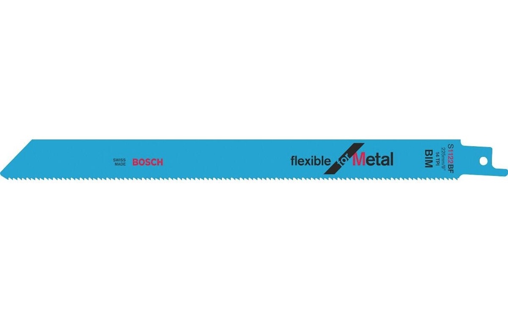 Bosch Professional Lame de scie sabre S 1122 BF Flexible for Metal, 25 pièces