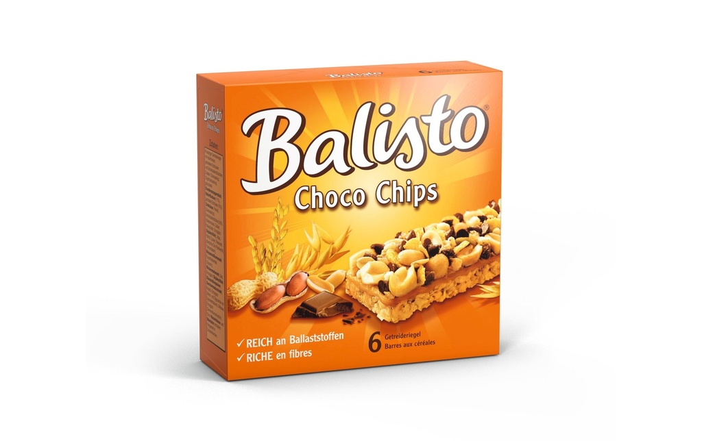 Balisto Barre Choco Chips 6 pièces