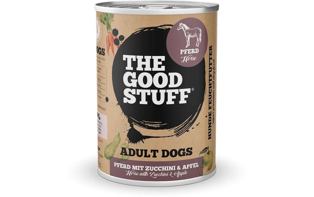 The Goodstuff Alimentation humide Cheval &amp; Courgette Adult 400g
