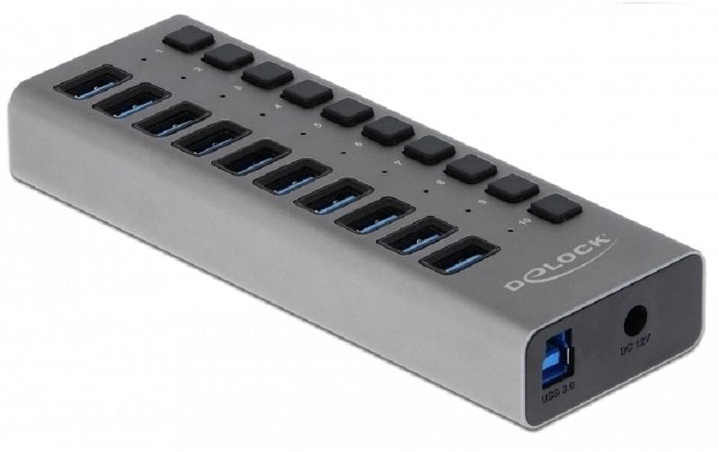Delock Hub USB 63670 10x USB-A