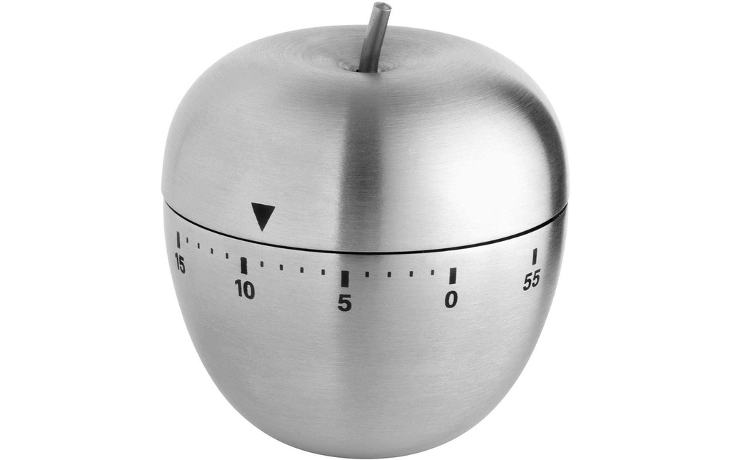 TFA Dostmann Minuteur de cuisine Pomme Argent