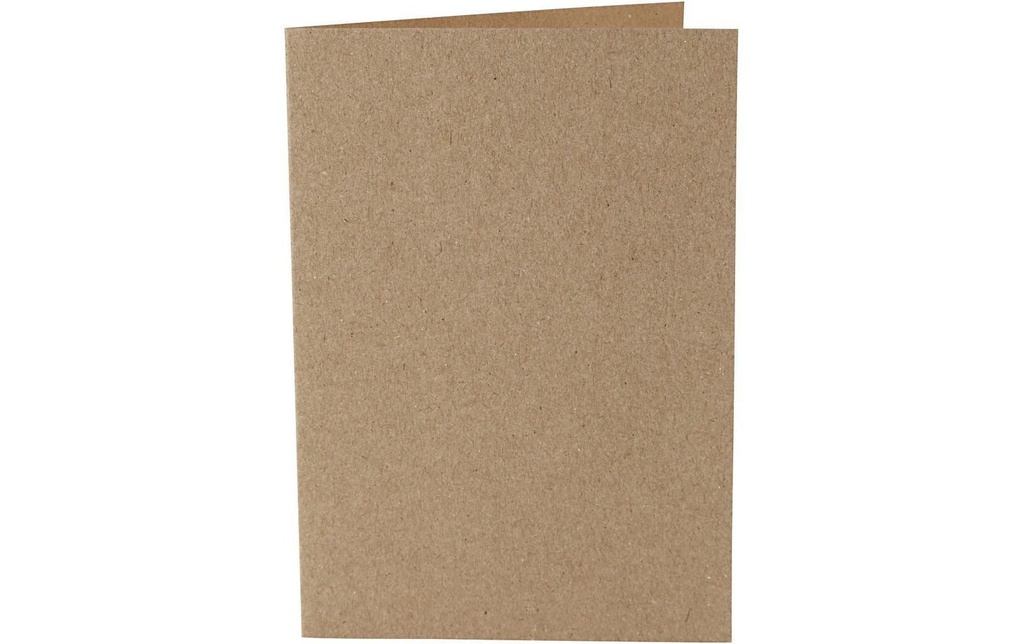 Creativ Company Carte vierge 10.5 x 15 cm sans enveloppe, Nature