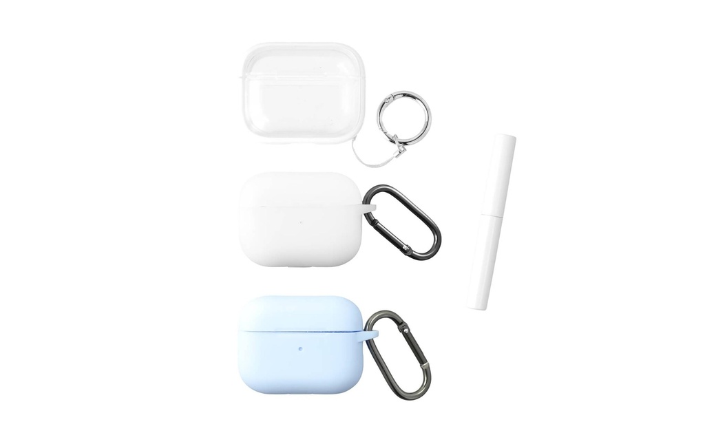 4smarts Mallette de transport Set Omega, 3 pièces Bleu clair