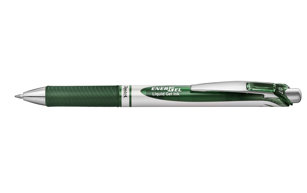 pentel Stylo à encre gel EnerGel 0.7 mm, vert foncé