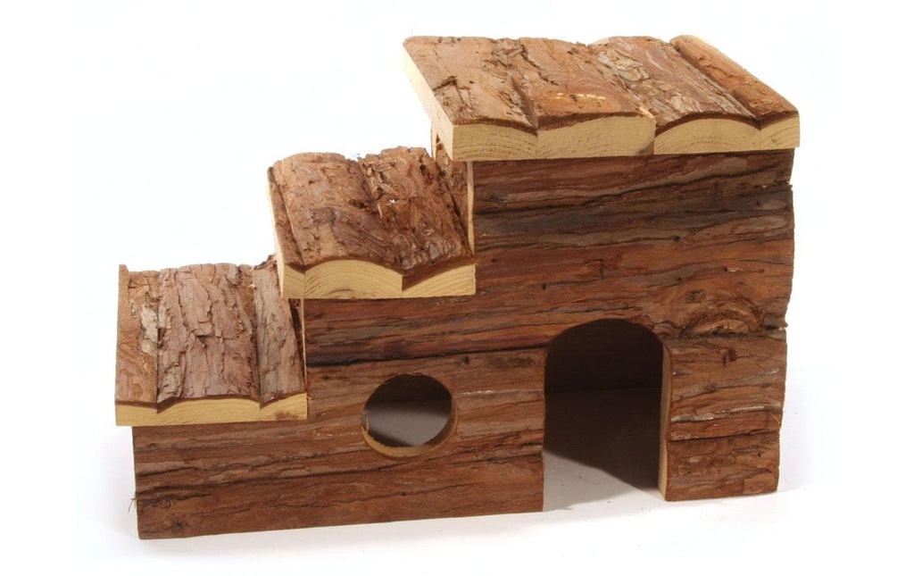 SwissPet Maison pour hamsters avec toit en escalier