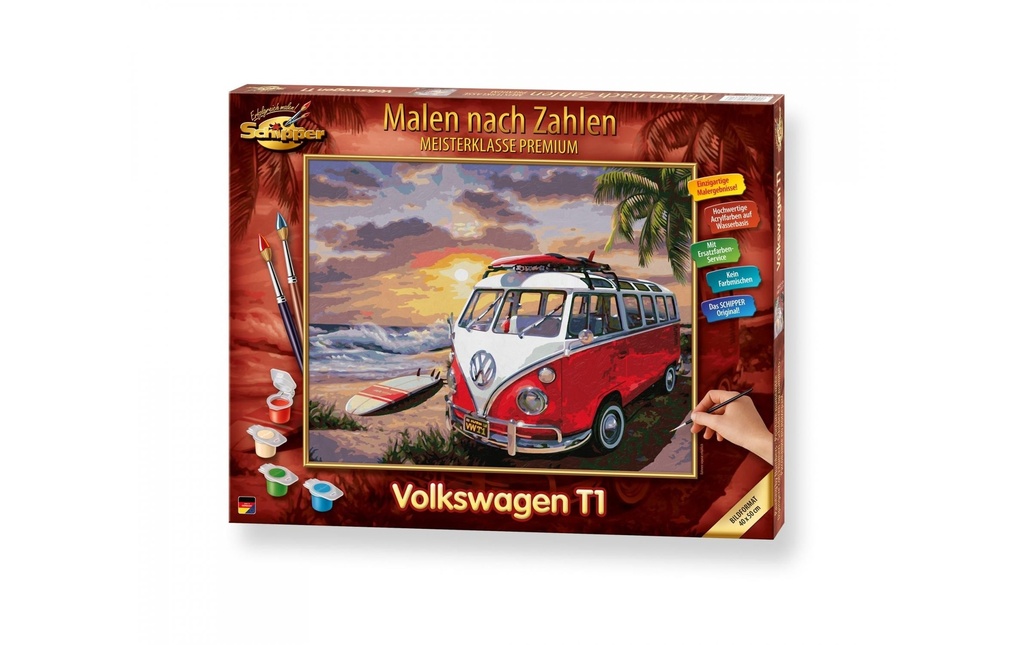 Schipper Peinture avec chiffres Volkswagen T1